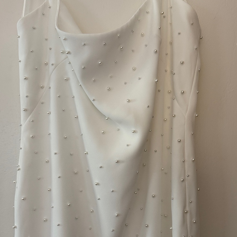 Oksana White Midi Dress - Picture 3 of 4